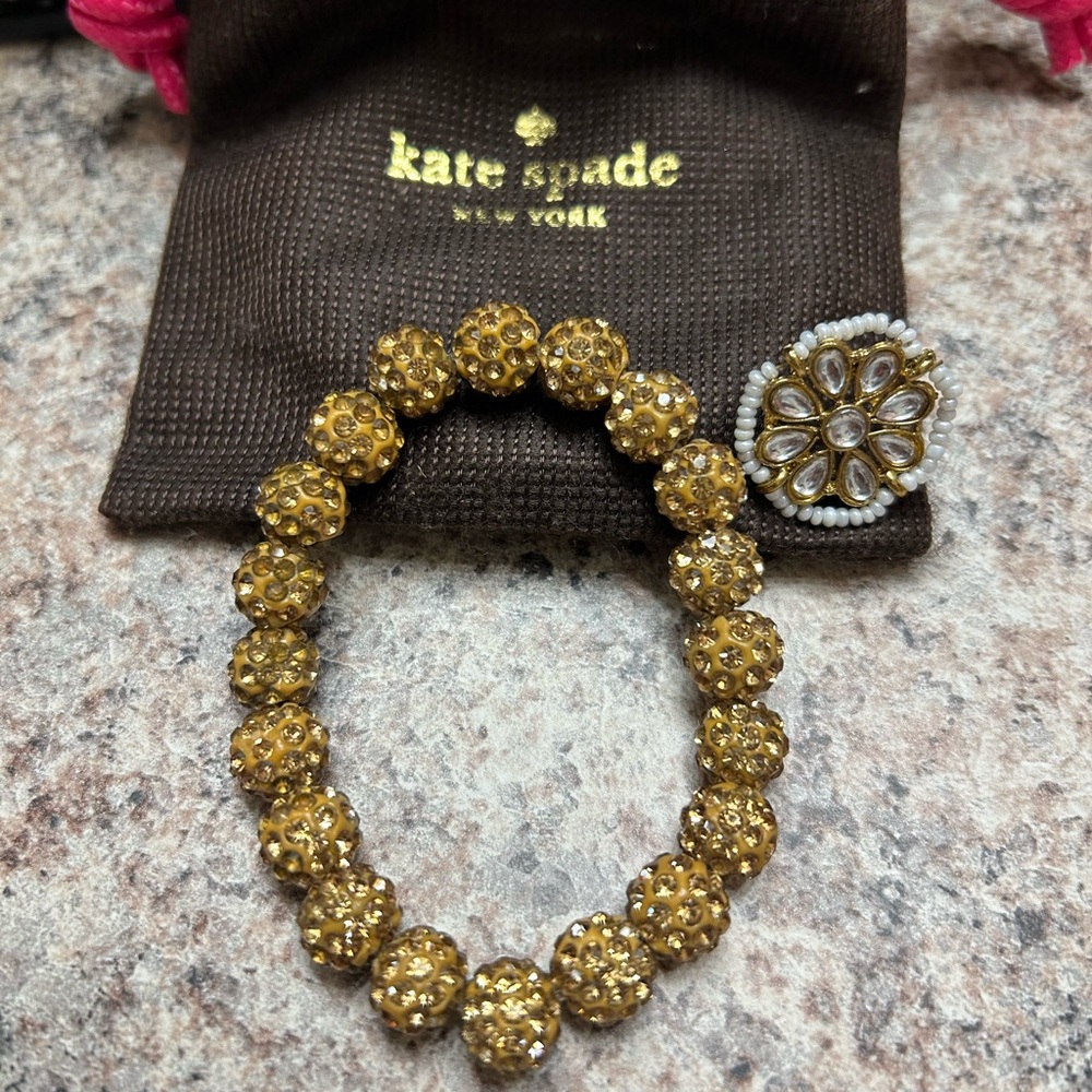 Pearl stud Earrings with bracelet